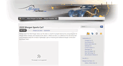 Desktop Screenshot of morgancarnews.com